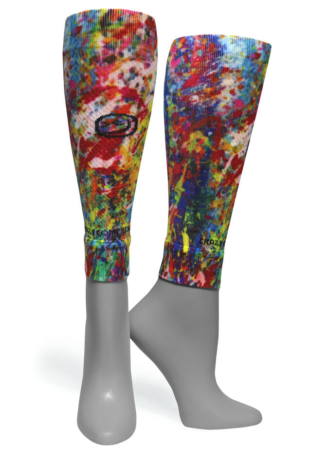 Calf Compression Sleeves - Splatters