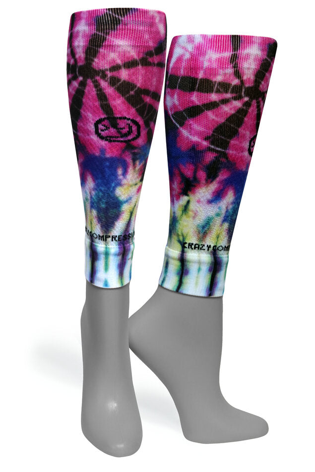 Calf Compression Sleeves - Tie Dye