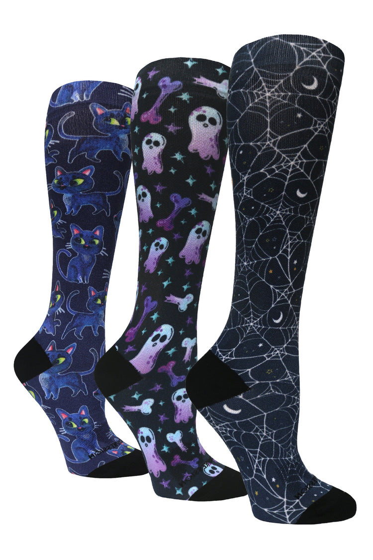 Paquete de 3 pares: 360 Calavera Purple (estándar y extra ancho) 