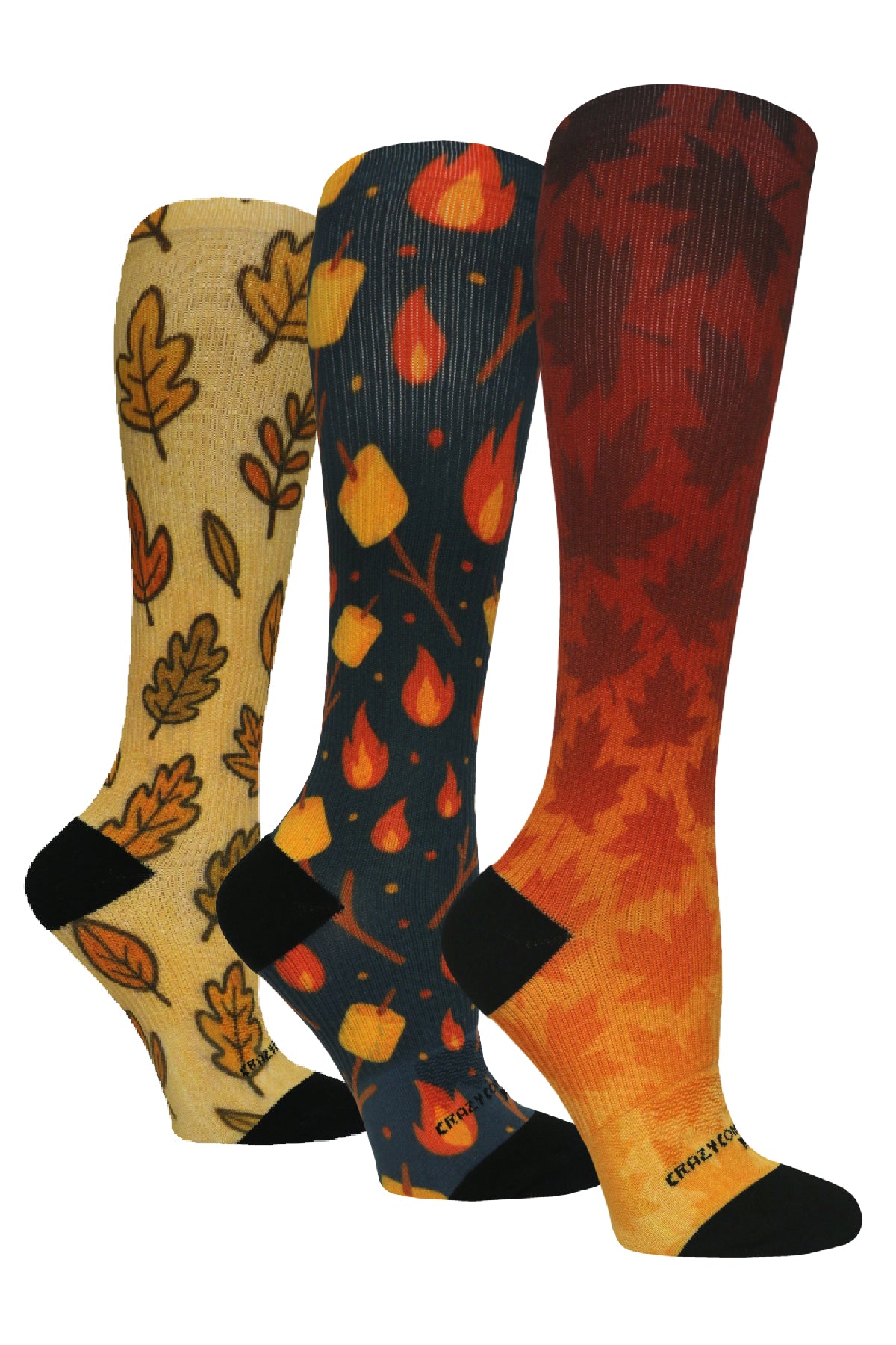 3 Pairs Autumn - (Standard & Extra Wide)