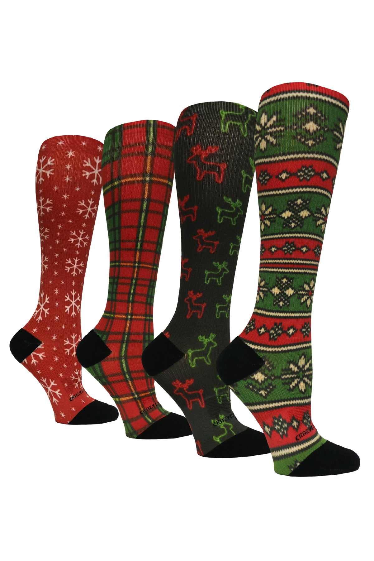 4 Pairs Yuletide - (Standard & Extra Wide)
