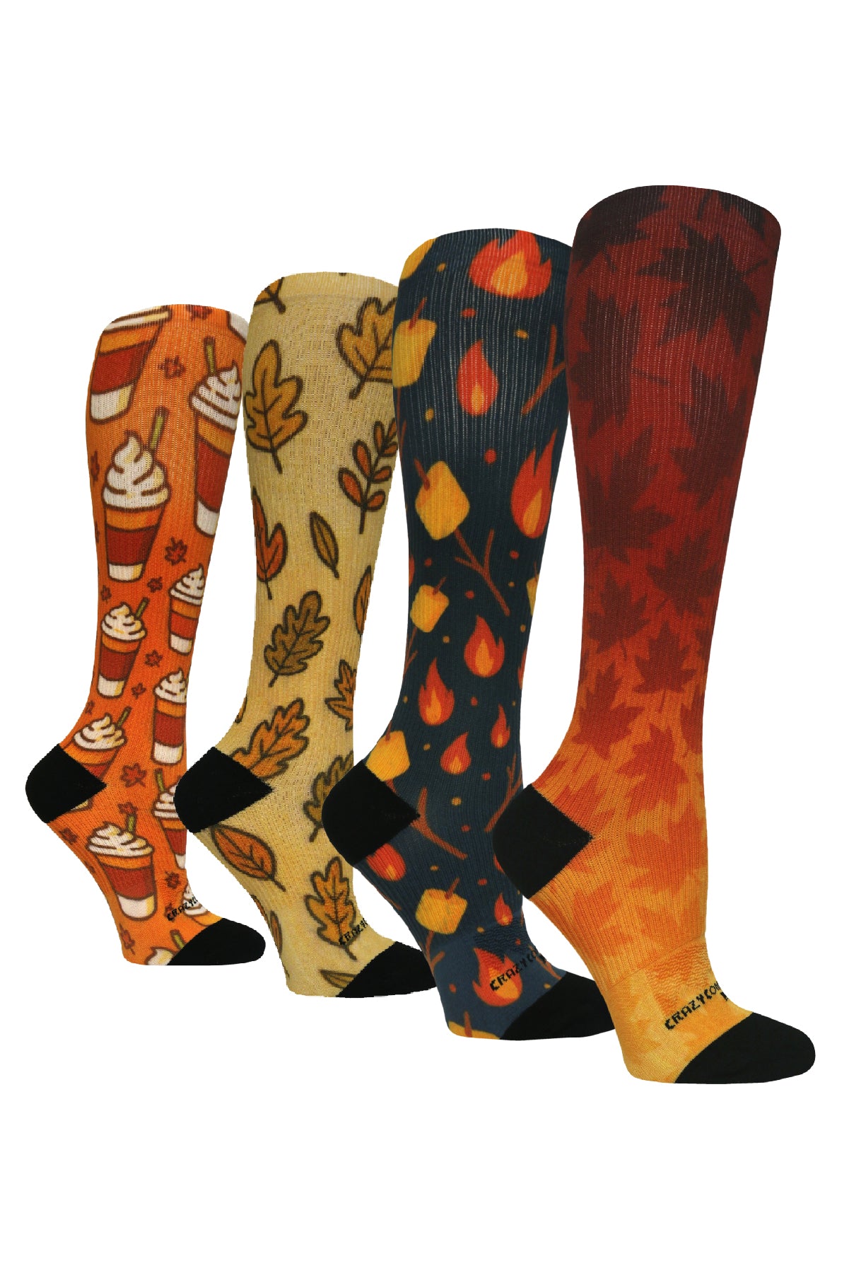 4 Pairs Autumn - (Standard & Extra Wide)