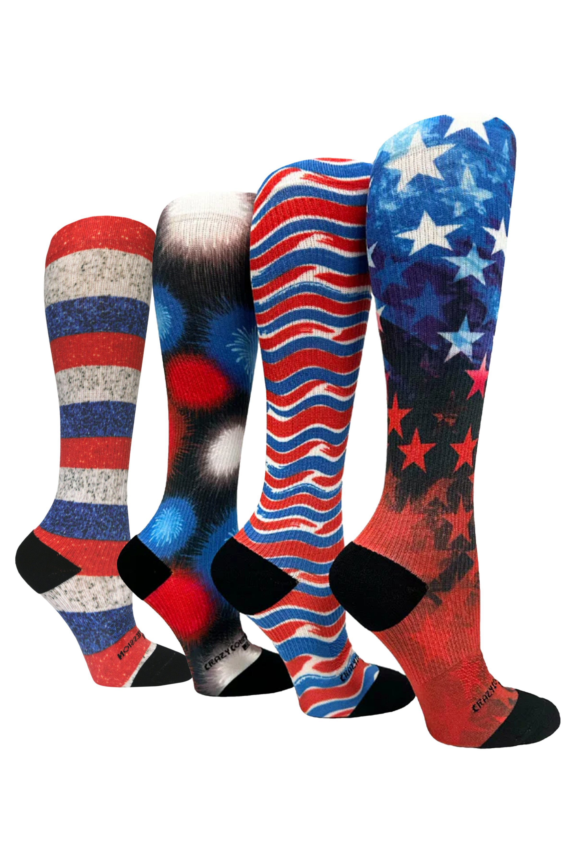 4 Pairs USA - (Standard & Extra Wide)