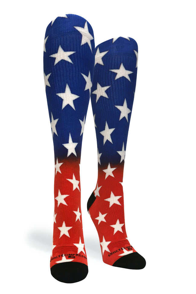 Medias de compresión OTC 360 Waving USA (estándar y extra anchas) 