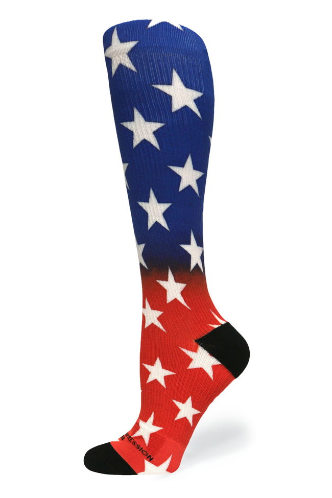 Medias de compresión OTC 360 Waving USA (estándar y extra anchas) 