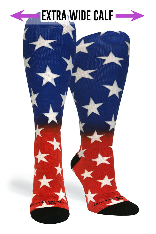 Medias de compresión OTC 360 Waving USA (estándar y extra anchas) 