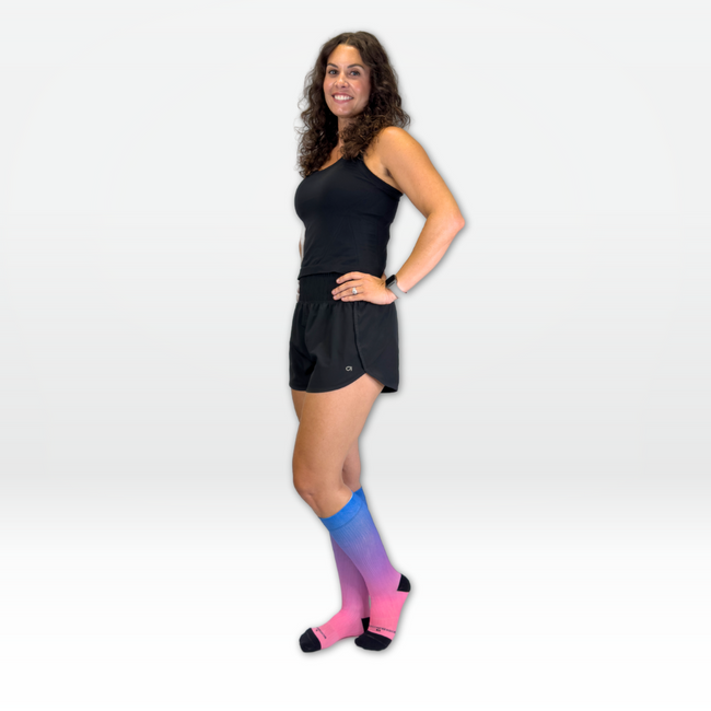 Ombré Blue Pink - (Standard & Extra Wide)