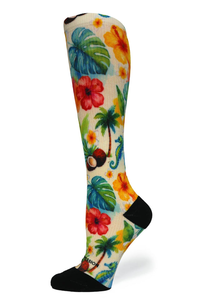 Medias de compresión de venta libre 360 ​​Spring Stripes (estándar y extra anchas) 