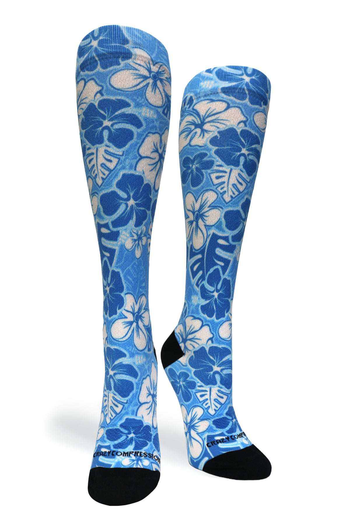 360 Aloha Blue OTC Compression Socks (Standard & Extra Wide)