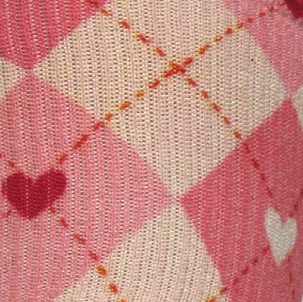 Argyle Hearts - (Standard & Extra Wide)