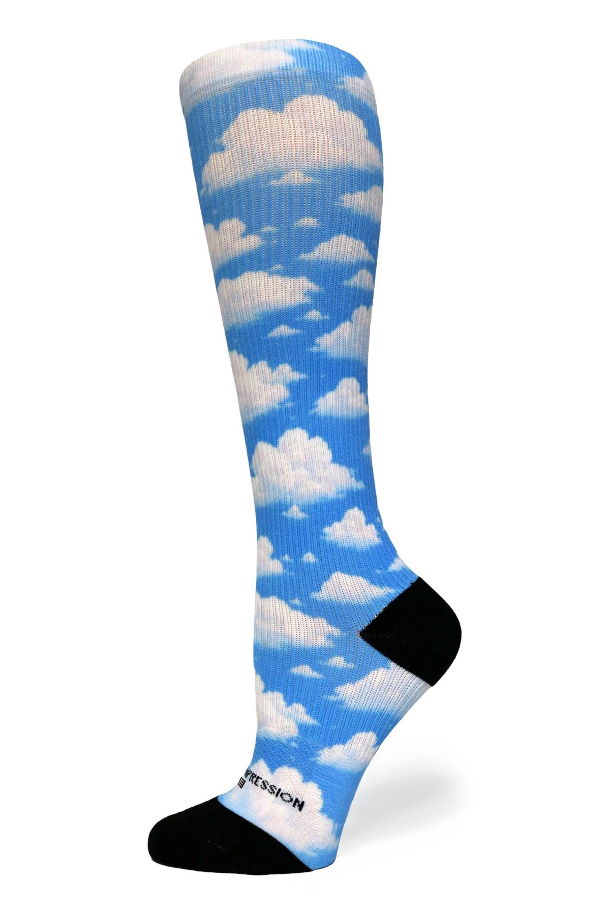 Medias de compresión de venta libre 360 ​​Spring Stripes (estándar y extra anchas) 