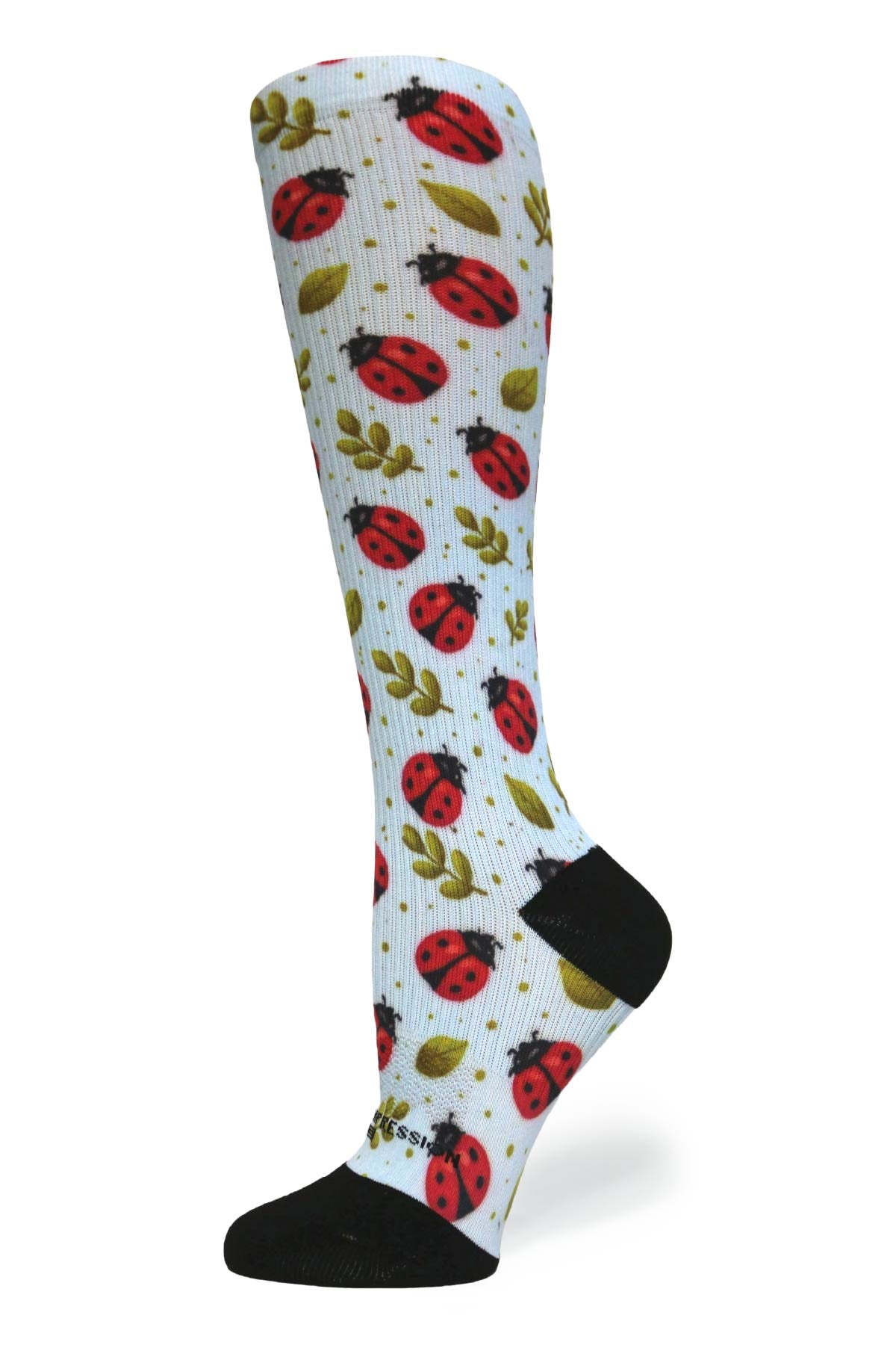 Medias de compresión de venta libre 360 ​​Spring Stripes (estándar y extra anchas) 