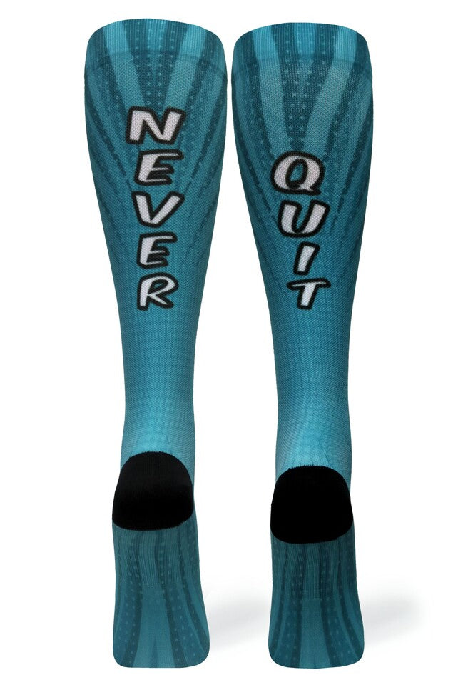 360 Never Quit Blue T15 (EXTRA WIDE CALF)