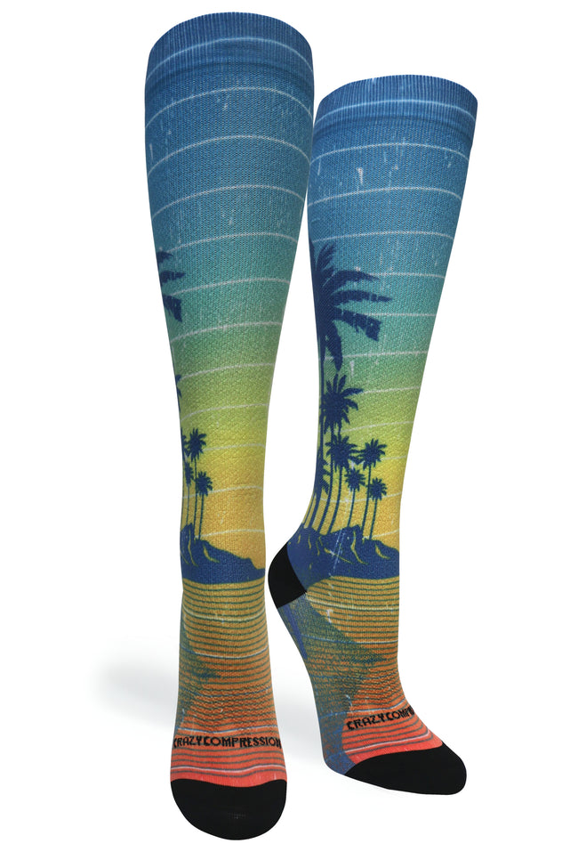 4 Pairs Tropical - (Standard & Extra Wide)