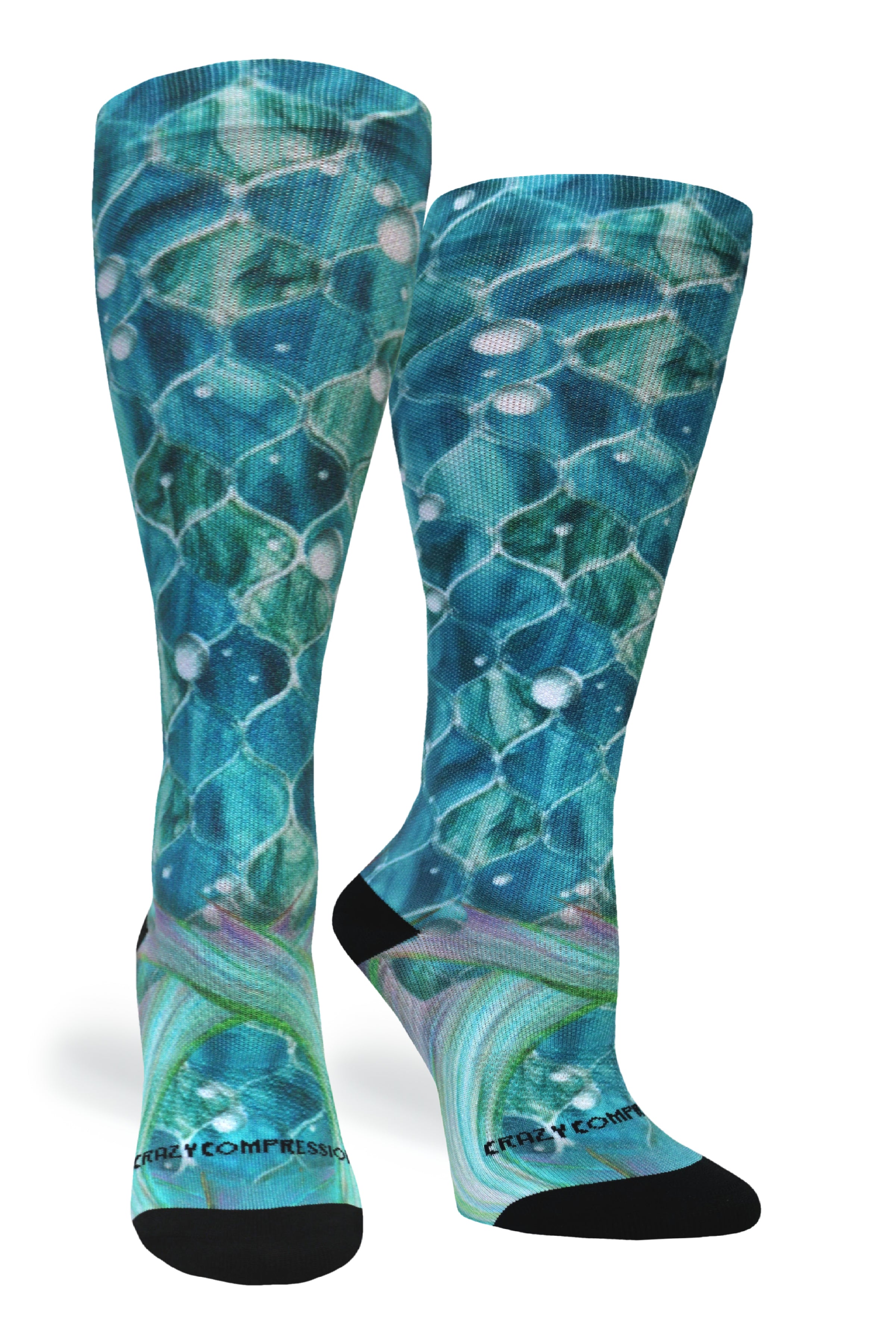 360 Mermaid Mosaic (EXTRA WIDE CALF)