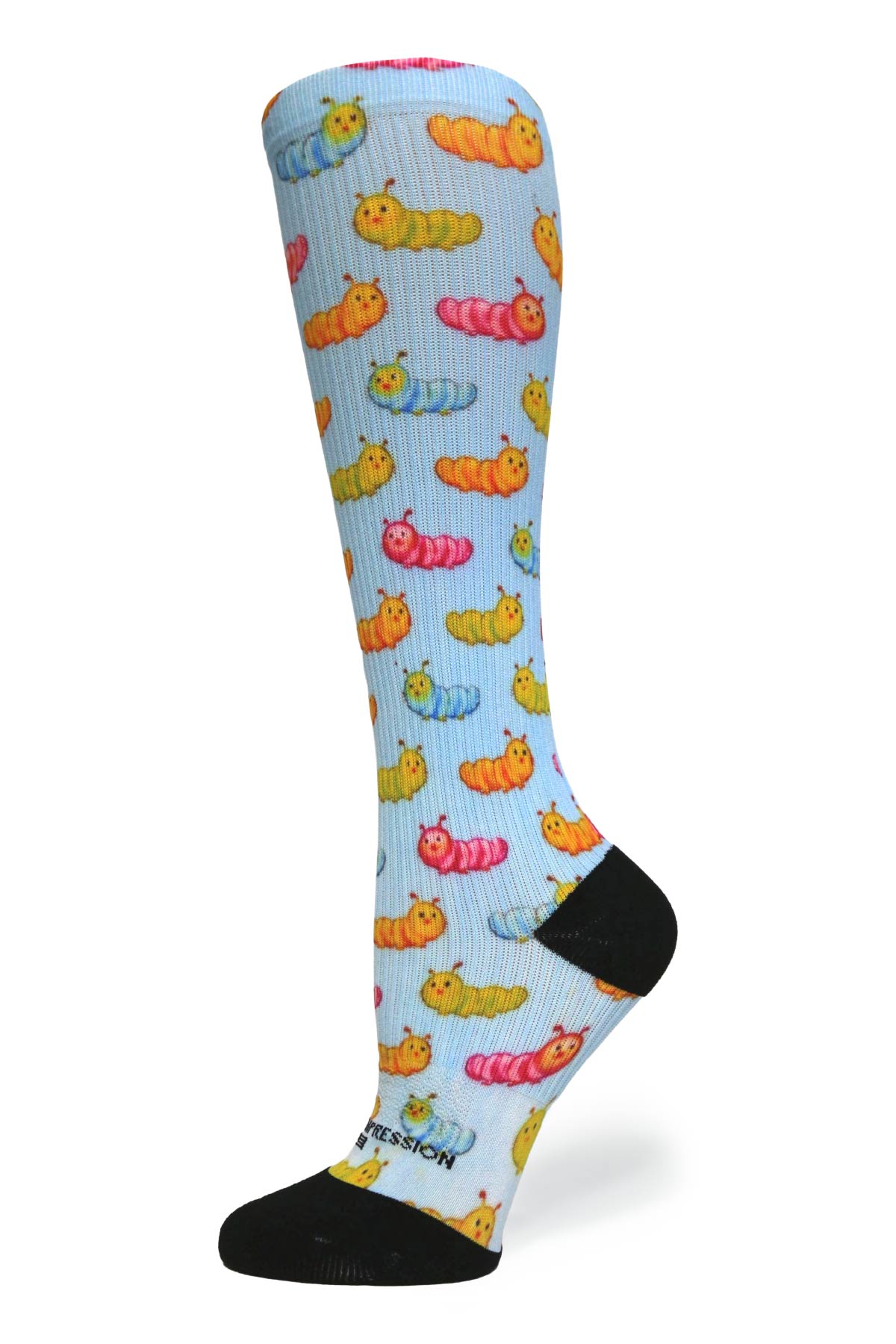 Medias de compresión de venta libre 360 ​​Spring Stripes (estándar y extra anchas) 