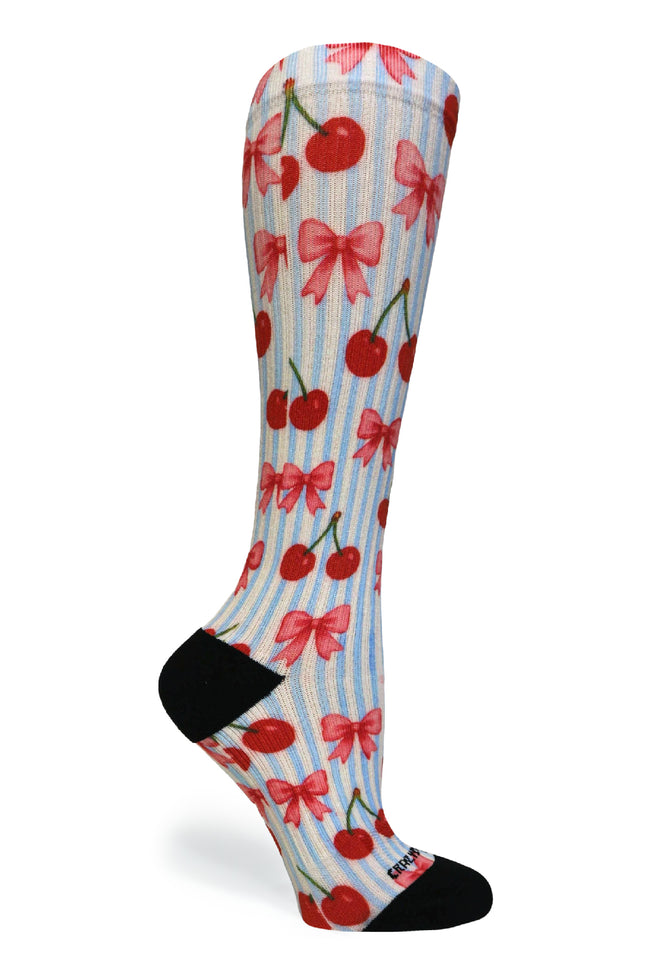 Cherry Stripes - (Standard & Extra Wide)