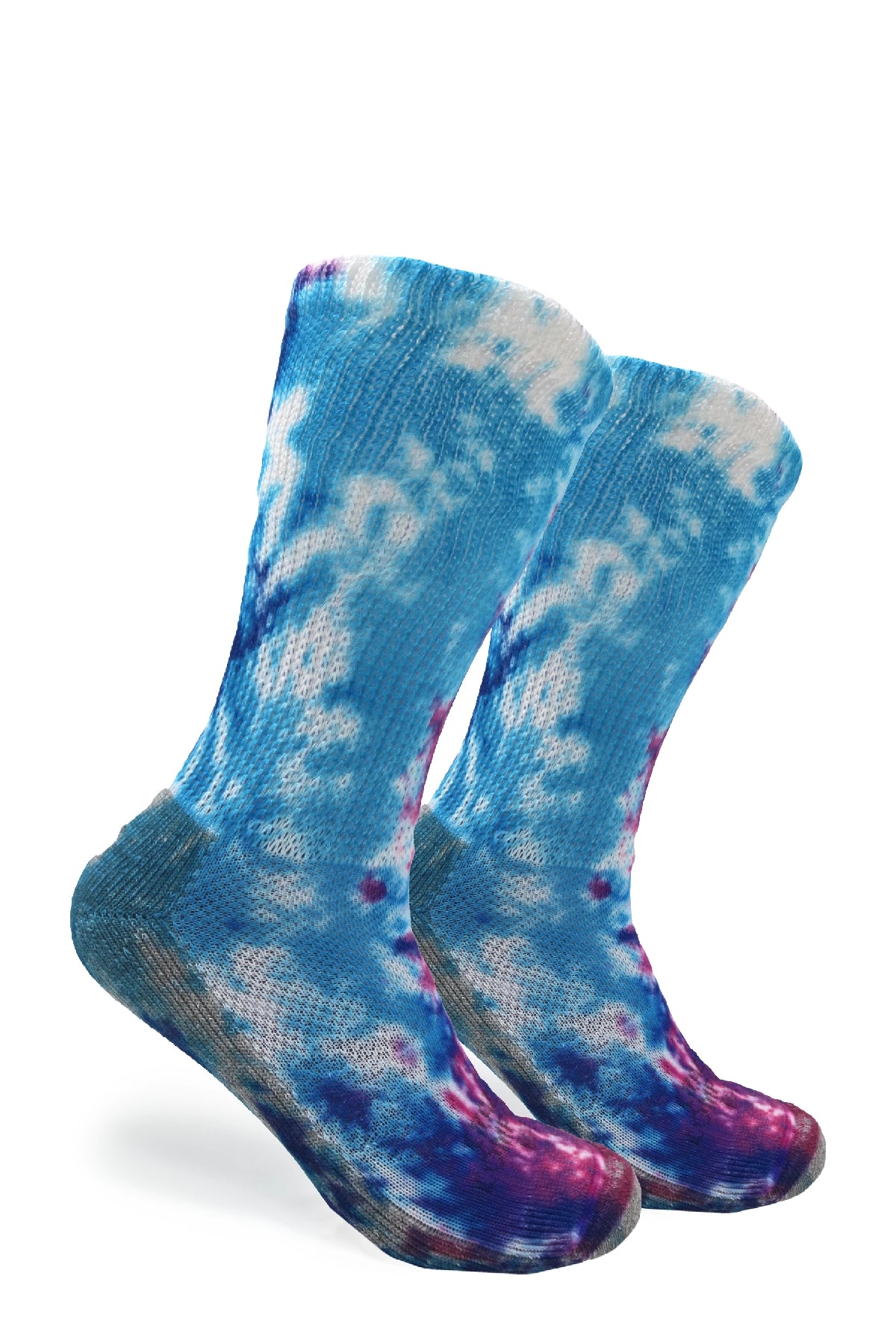Cozy Comfort Relax Fit Color Run 4 Pairs Crew Socks