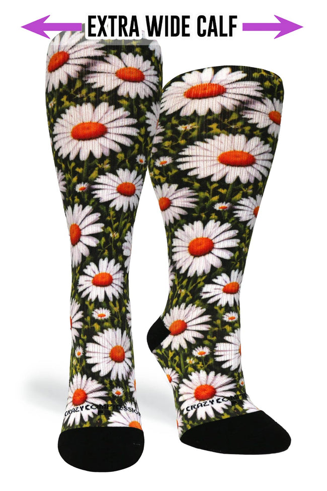 Medias de compresión de venta libre 360 ​​Spring Stripes (estándar y extra anchas) 