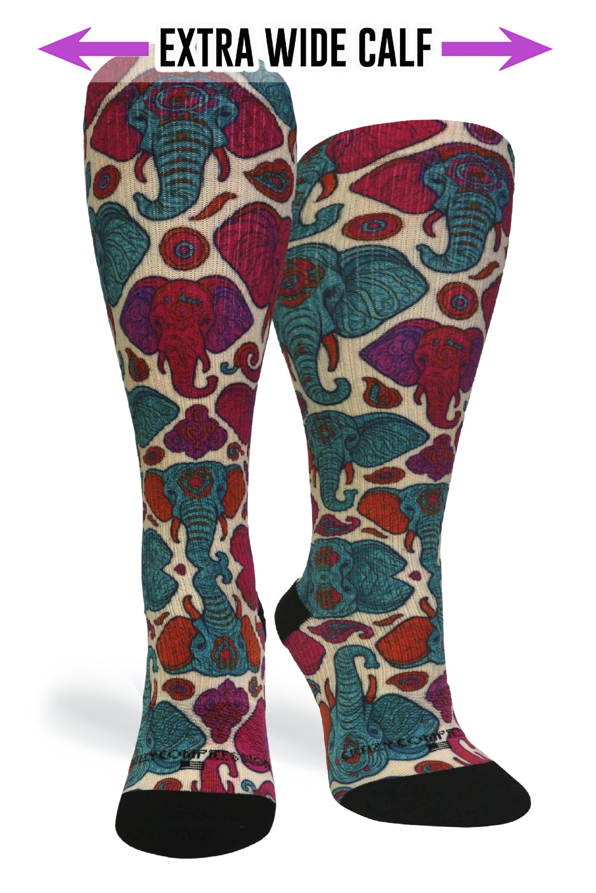 Medias de compresión OTC 360 Space Kitty (estándar y extra anchas) 