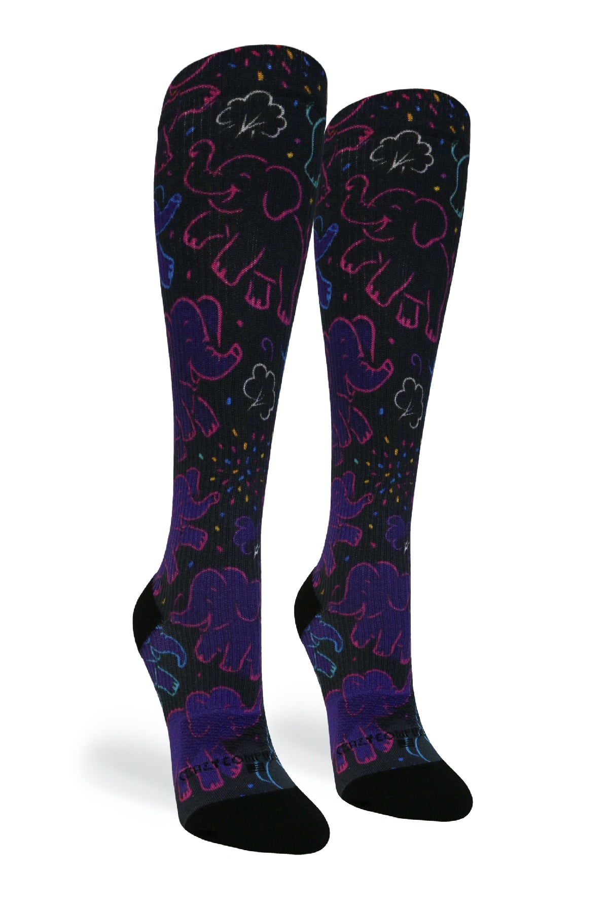 Medias de compresión OTC 360 Space Kitty (estándar y extra anchas) 