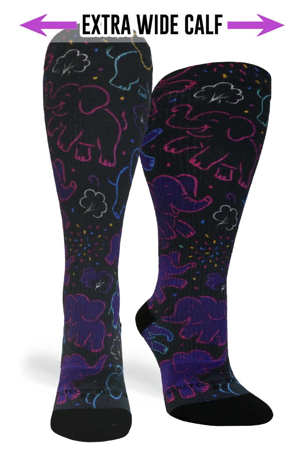 Medias de compresión OTC 360 Space Kitty (estándar y extra anchas) 