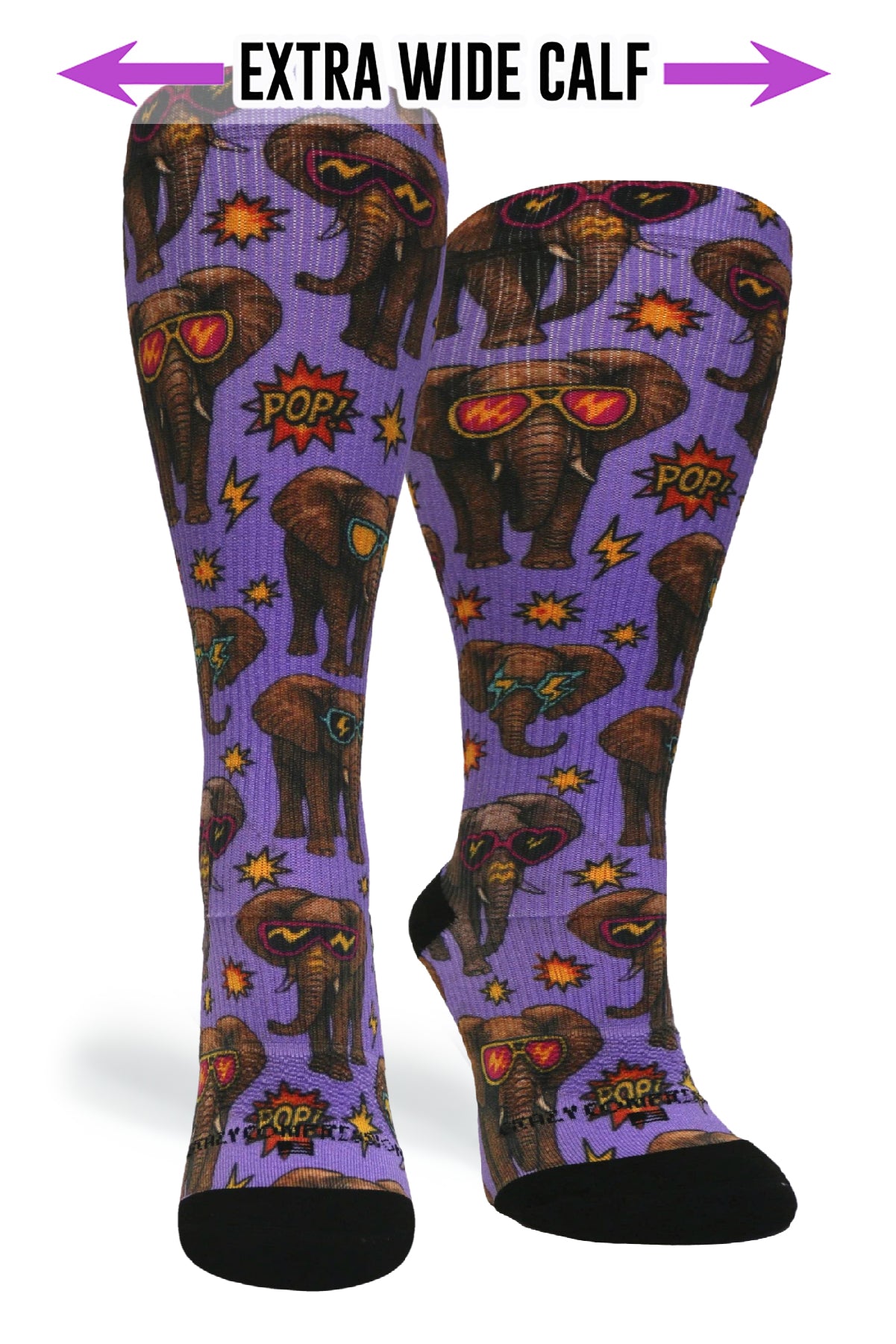 Medias de compresión OTC 360 Space Kitty (estándar y extra anchas) 