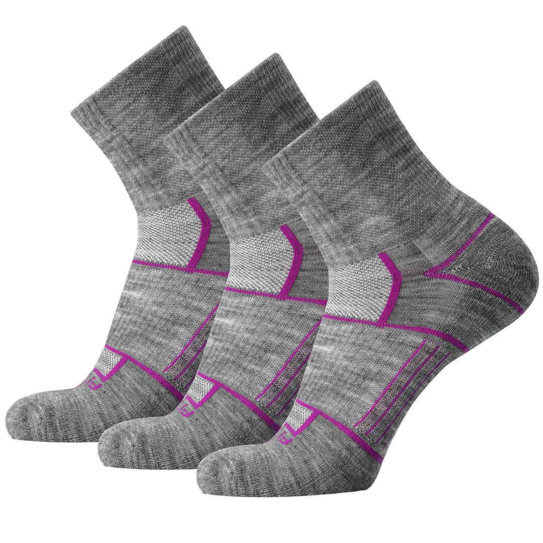 Fitsok ISW Isolwool® Grey Trail Cuff (3 pair pack)