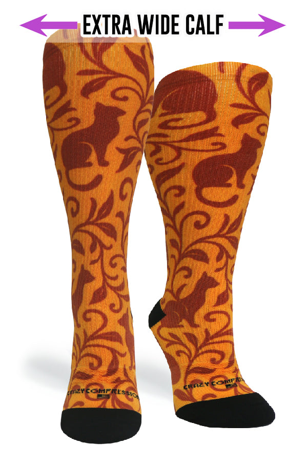 Fall Feline - (Standard & Extra Wide)