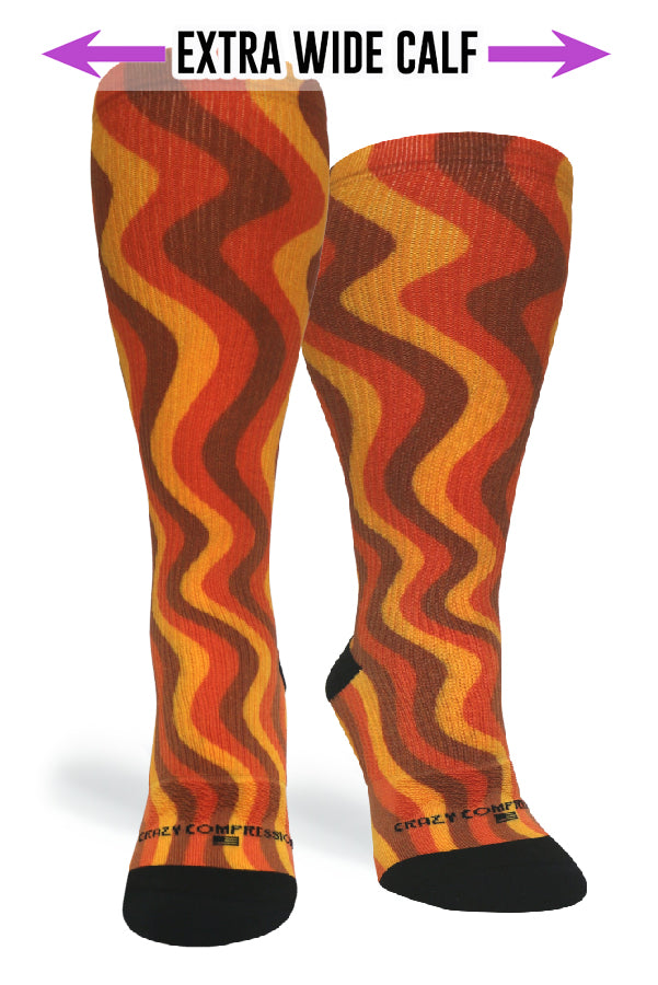 Fall Waves - (Standard & Extra Wide)