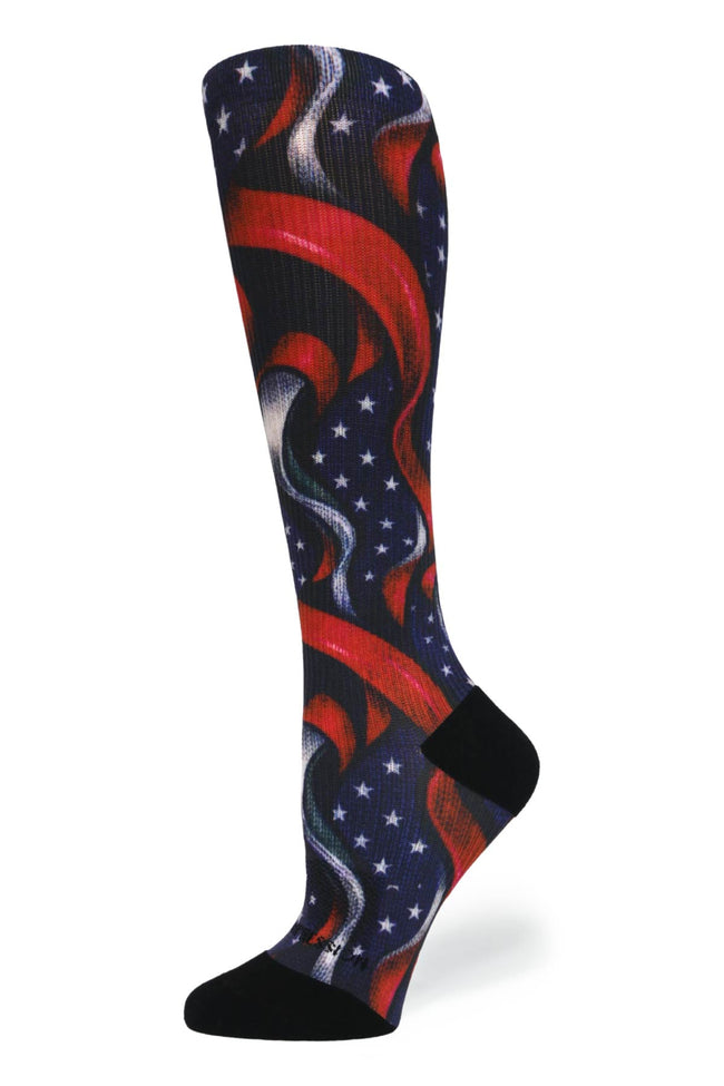 Medias de compresión OTC 360 Waving USA (estándar y extra anchas) 