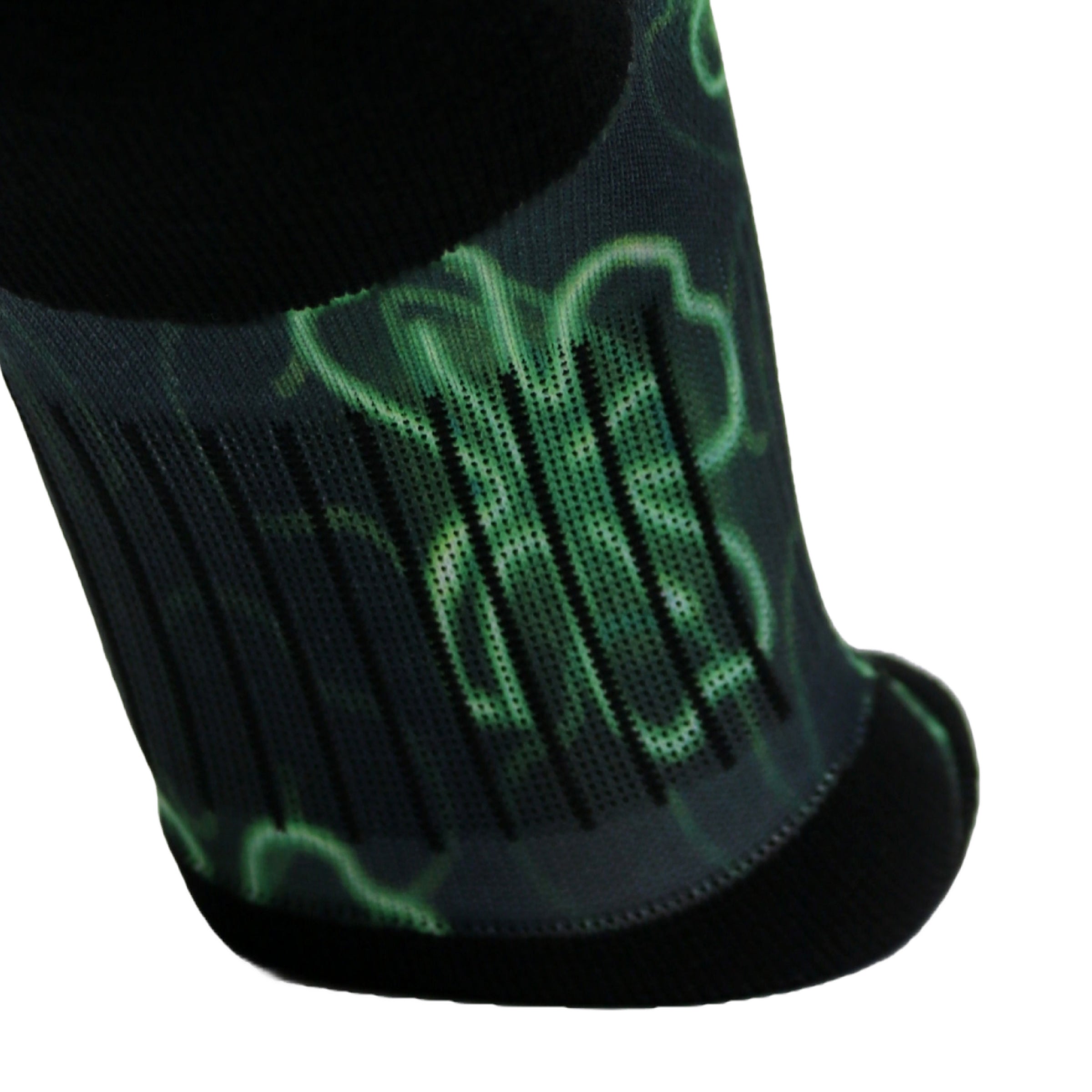 360 Fitsok Crew Glow Clover Crazy Compression