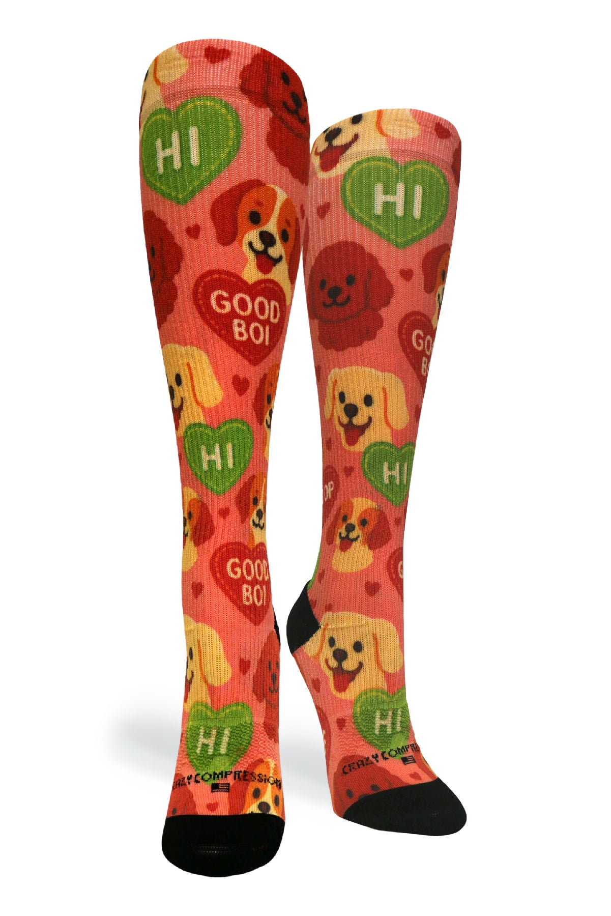 Medias de compresión OTC 360 Space Kitty (estándar y extra anchas) 