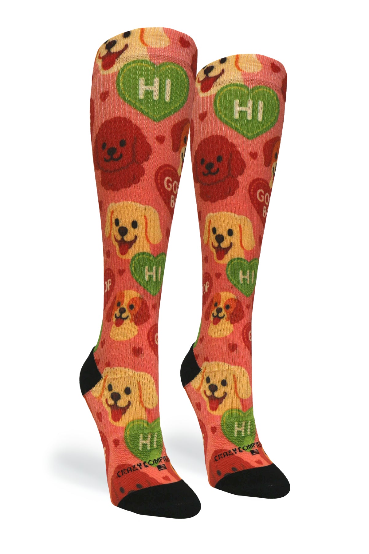 Medias de compresión OTC 360 Space Kitty (estándar y extra anchas) 