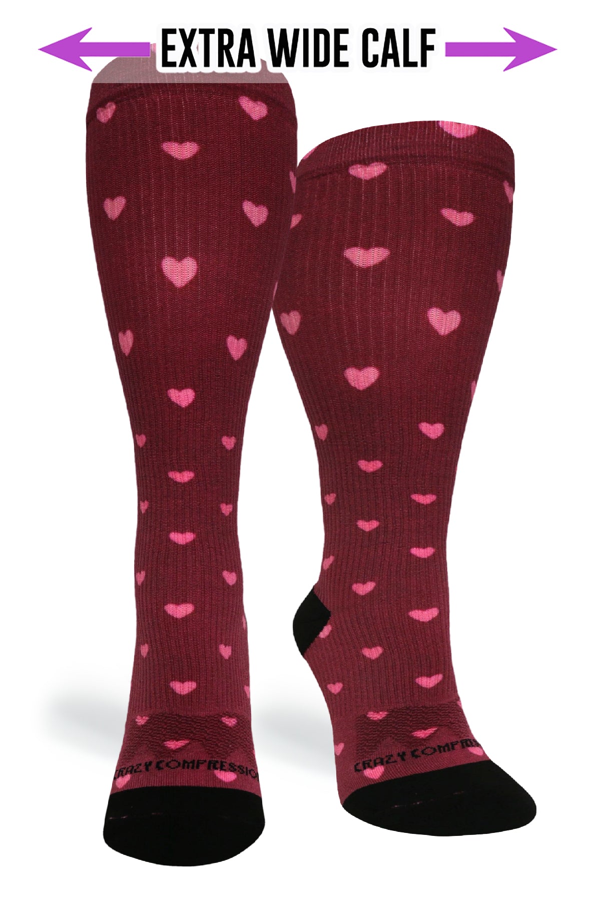 Hearts Pattern - (Standard & Extra Wide)