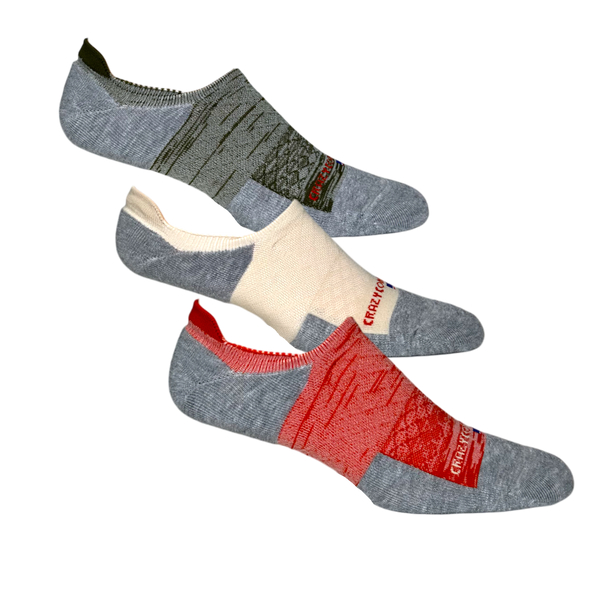 Crazy No Show 3 Pairs Earth Pack