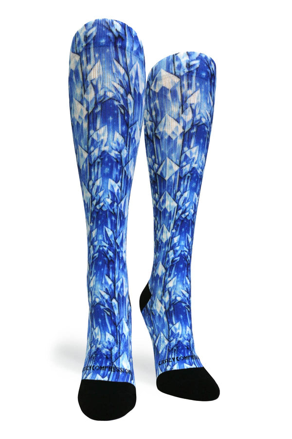 Medias de compresión de venta libre 360 ​​Spring Stripes (estándar y extra anchas) 