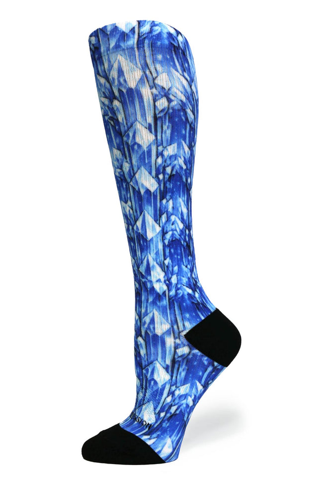 Medias de compresión de venta libre 360 ​​Spring Stripes (estándar y extra anchas) 