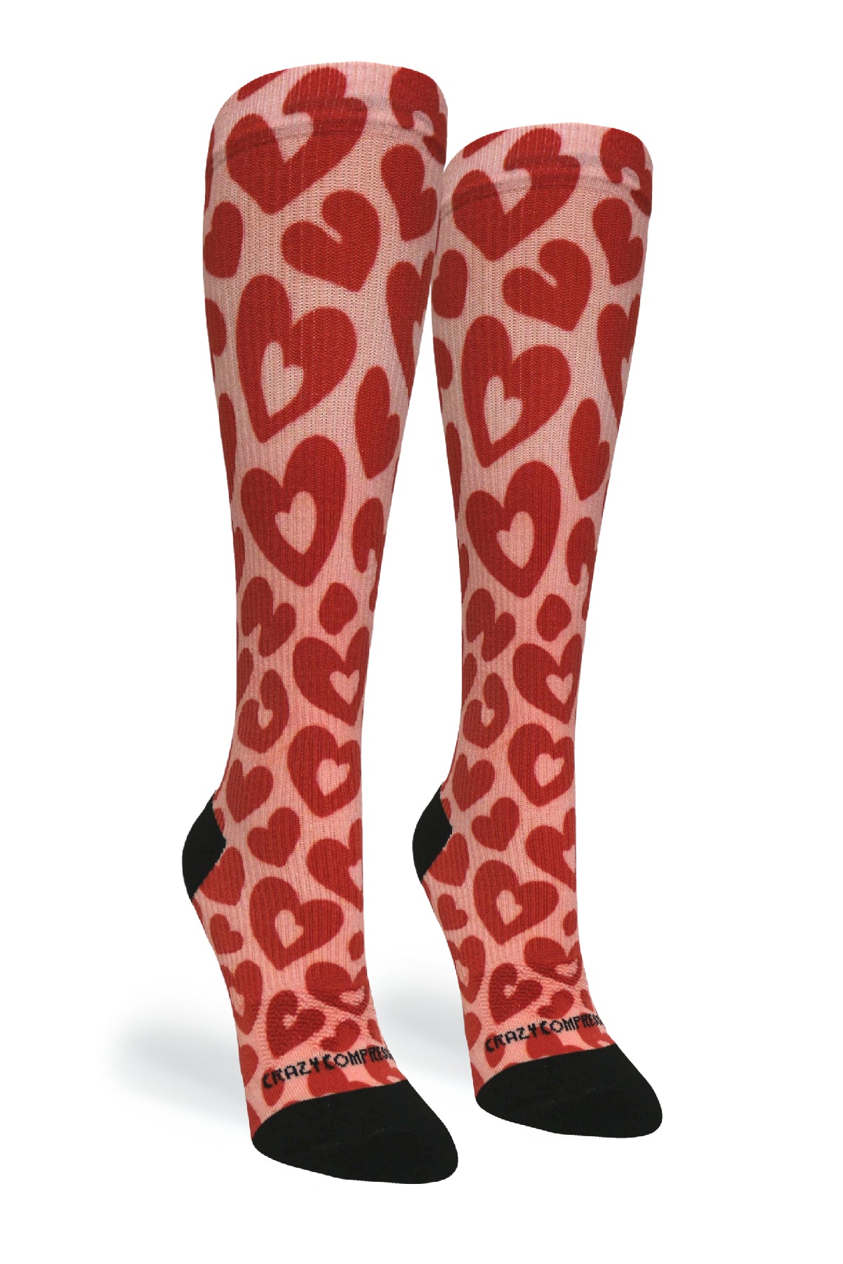 Leopard Hearts - (Standard & Extra Wide)