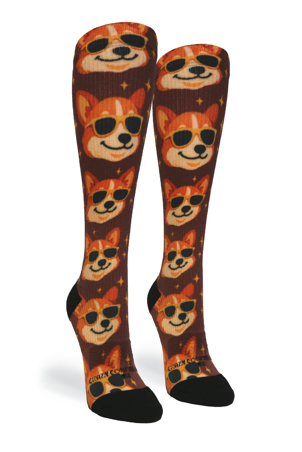 Medias de compresión OTC 360 Space Kitty (estándar y extra anchas) 