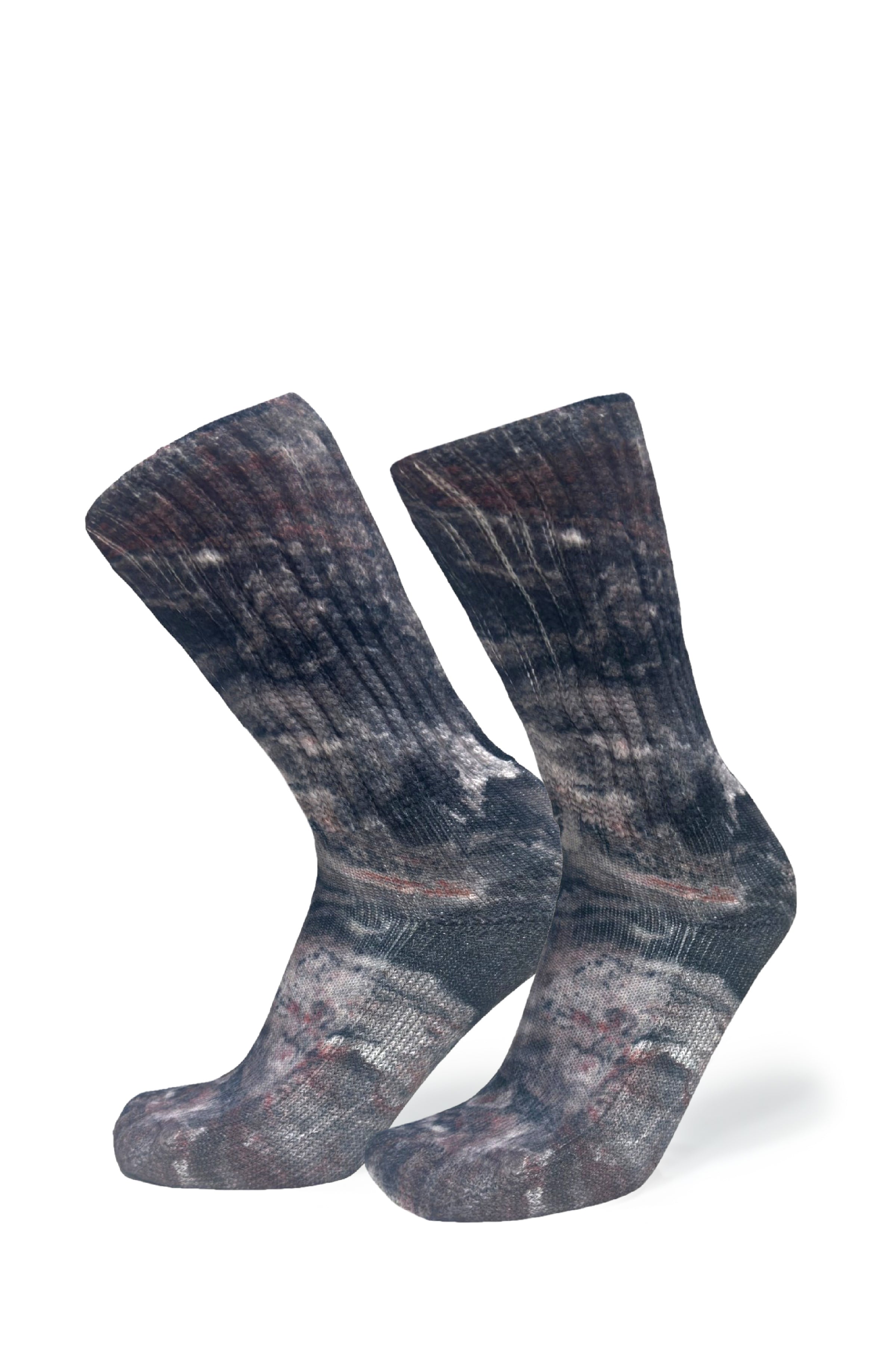 Cozy Diabetic Comfort Relax Fit Marbled Stone Socks