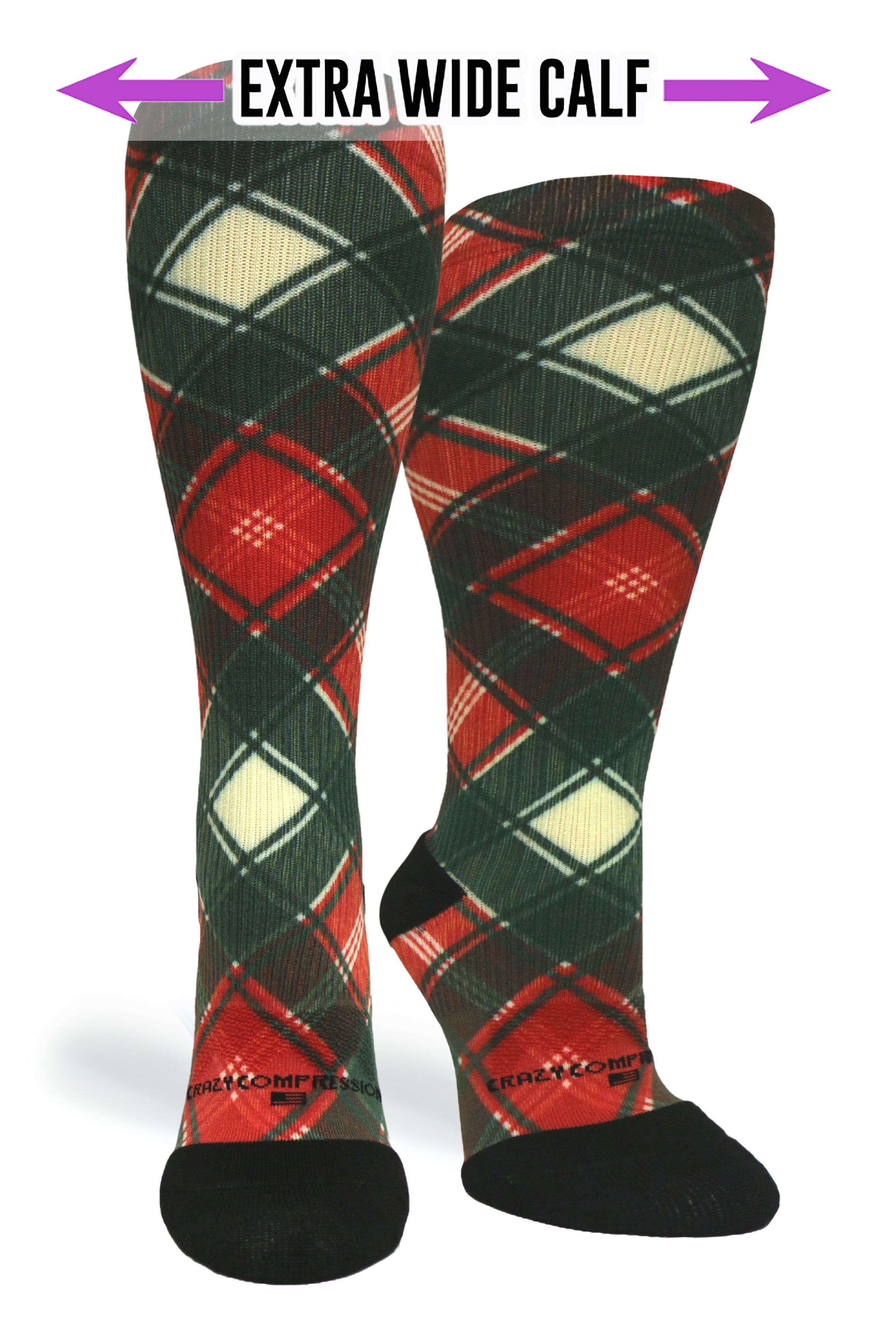 Merry Plaid - (Standard & Extra Wide)