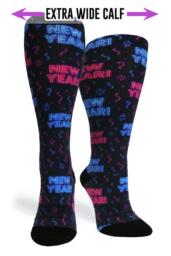 Neon New Years - (Standard & Extra Wide)