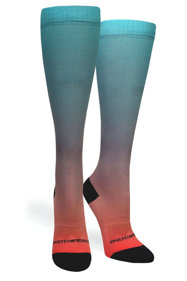 Paquete de 3 pares: 360 Mermaid Teal (estándar y extra ancho) 
