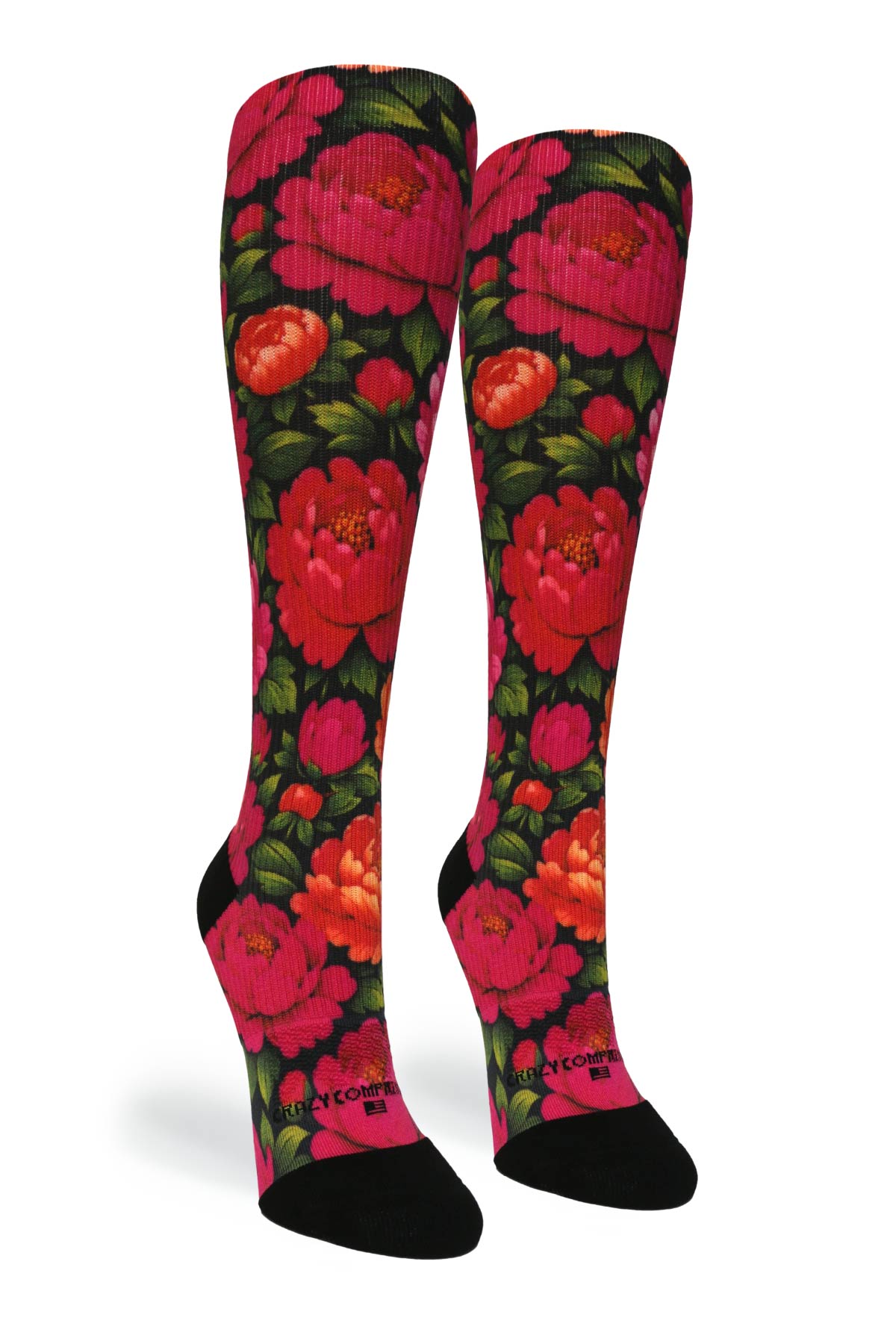 Medias de compresión de venta libre 360 ​​Spring Stripes (estándar y extra anchas) 