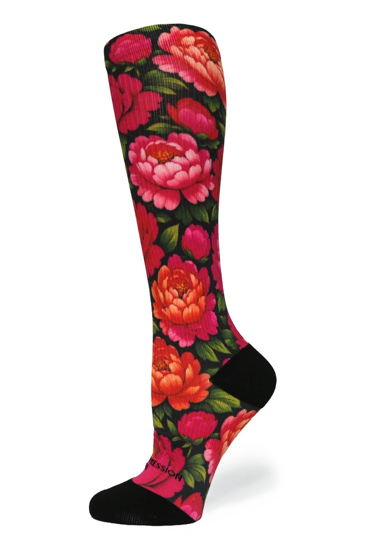 Medias de compresión de venta libre 360 ​​Spring Stripes (estándar y extra anchas) 