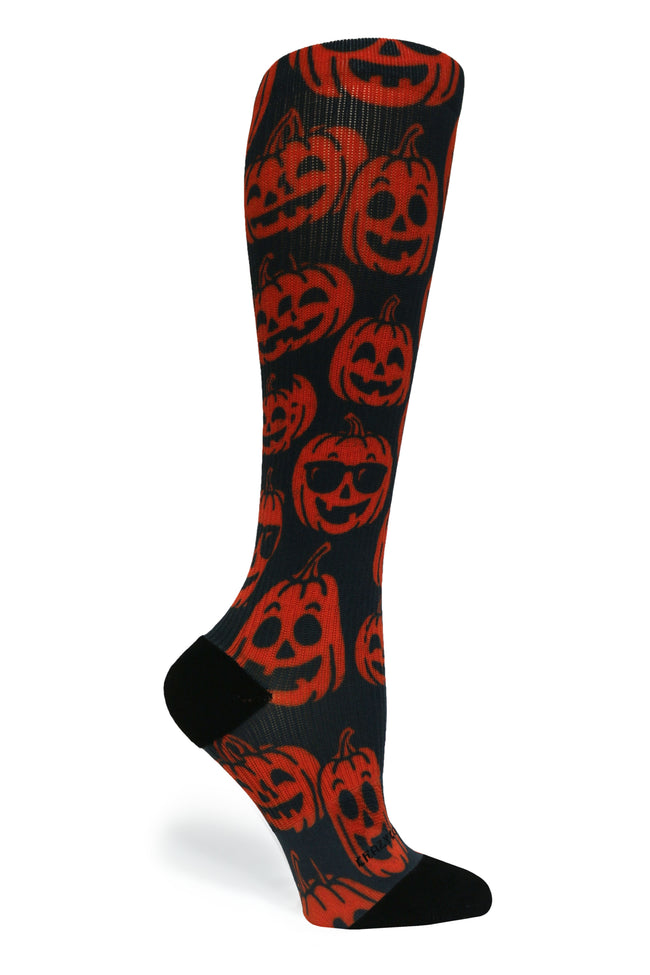 Medias de compresión de venta libre 360 ​​Dark Skulls (estándar y extra anchas) 
