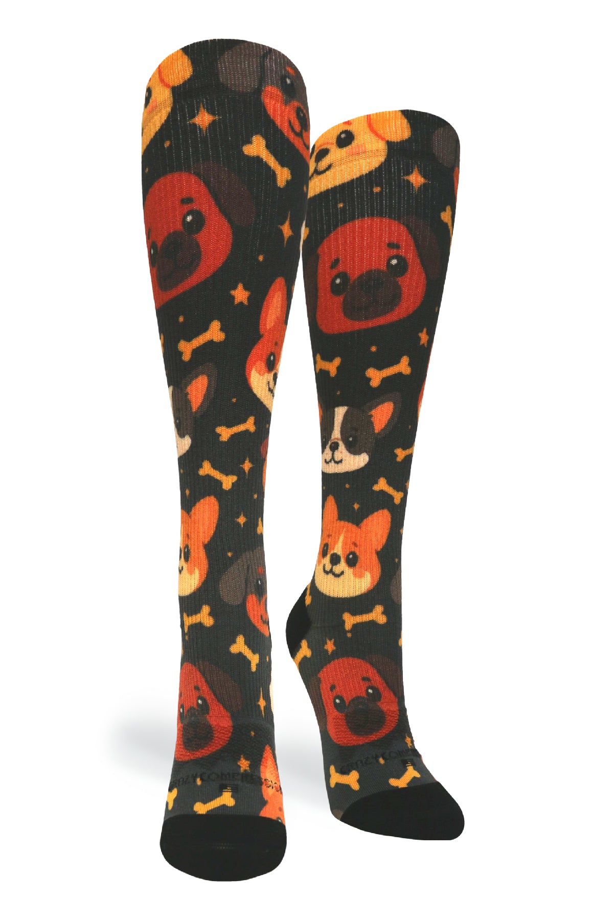 Medias de compresión OTC 360 Space Kitty (estándar y extra anchas) 