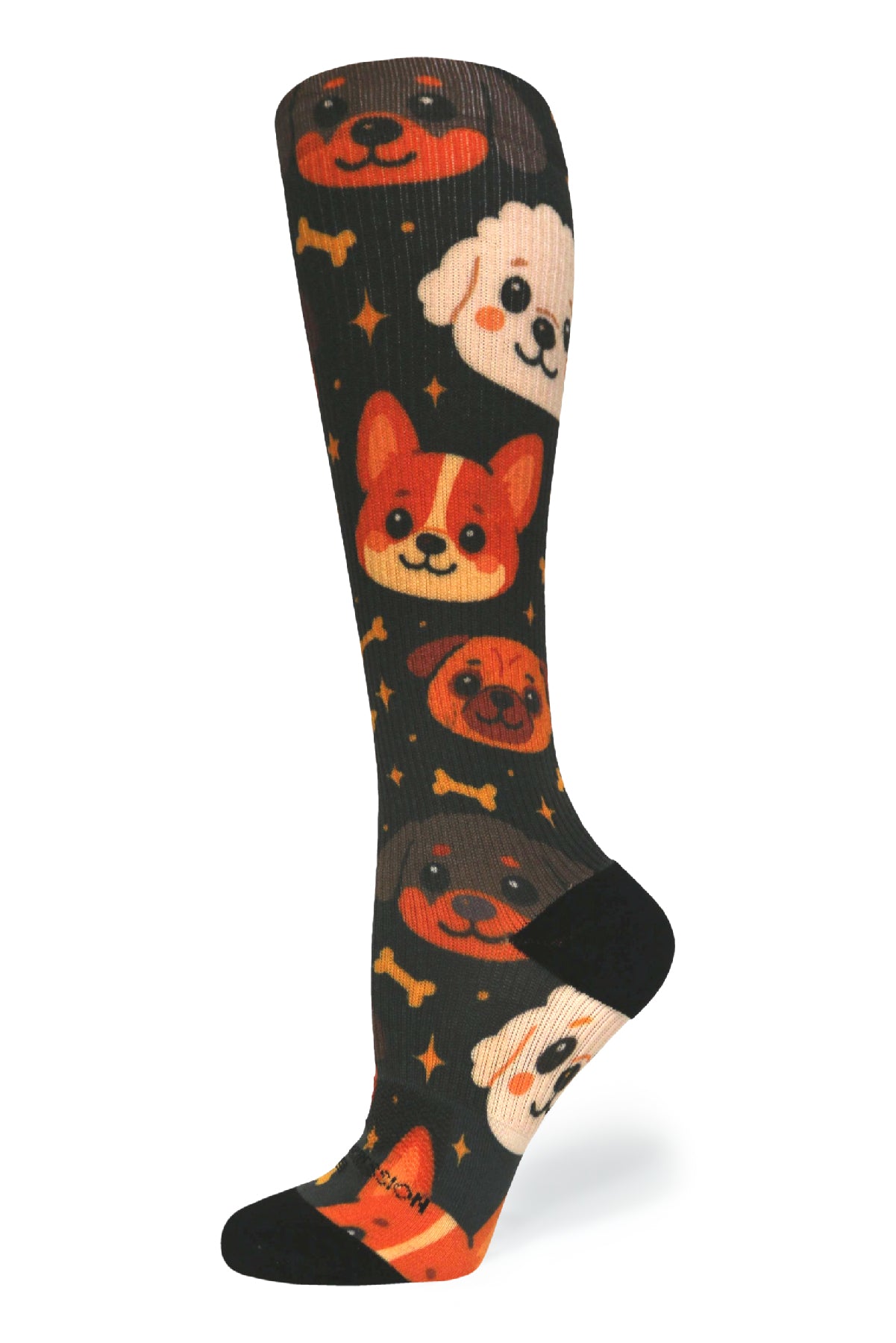 Medias de compresión OTC 360 Space Kitty (estándar y extra anchas) 