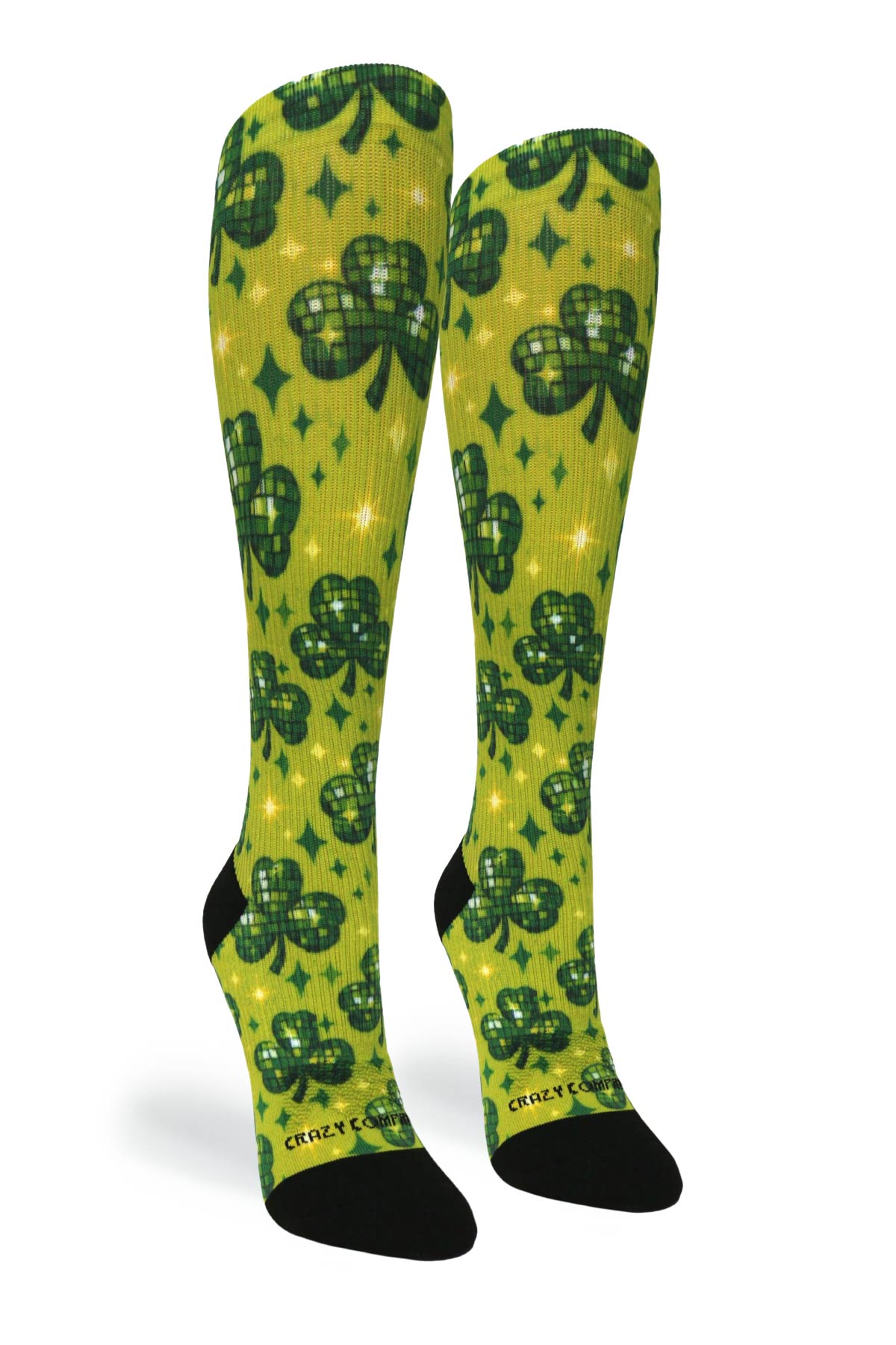 Medias de compresión de venta libre 360 ​​Irish Fun (estándar y extra anchas) 